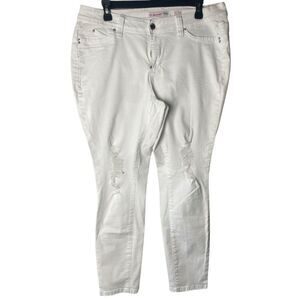 YMI wanna big butt white denim jeans // Wms 14